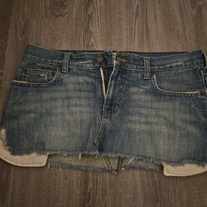 Abercrombie & Fitch Blue Denim Mini Skirt